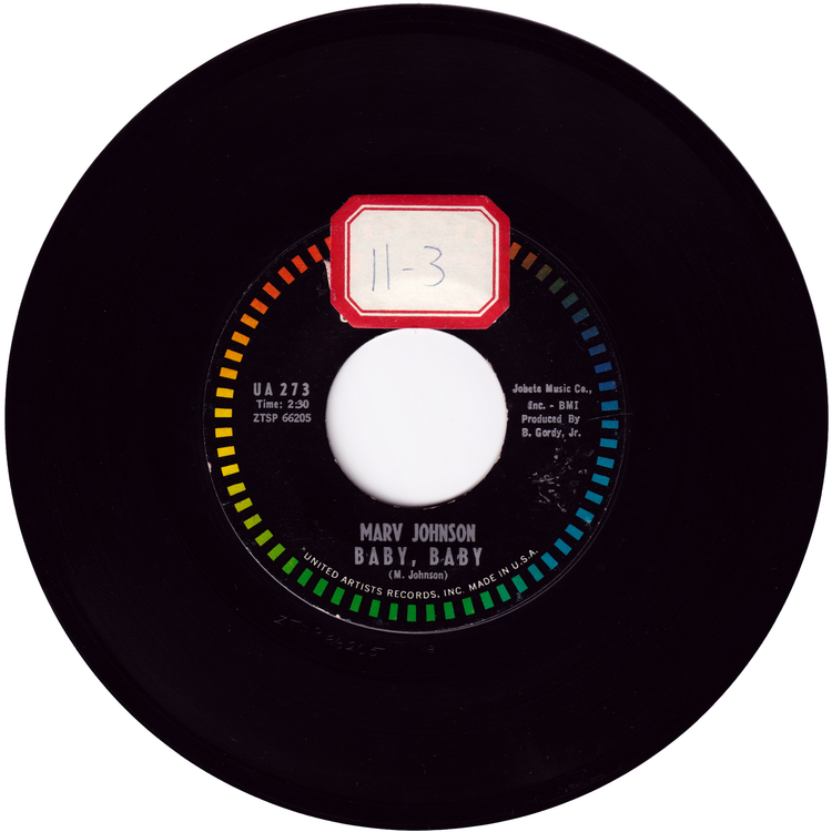 Marv Johnson - Baby, Baby / Happy Days