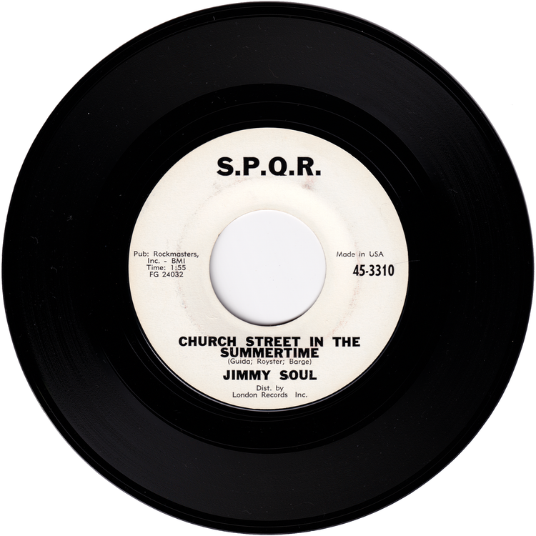 Jimmy Soul - Treat 'Em Tough / Church Street In The Summertime (White Label)