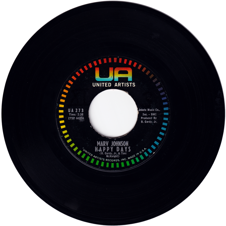Marv Johnson - Baby, Baby / Happy Days