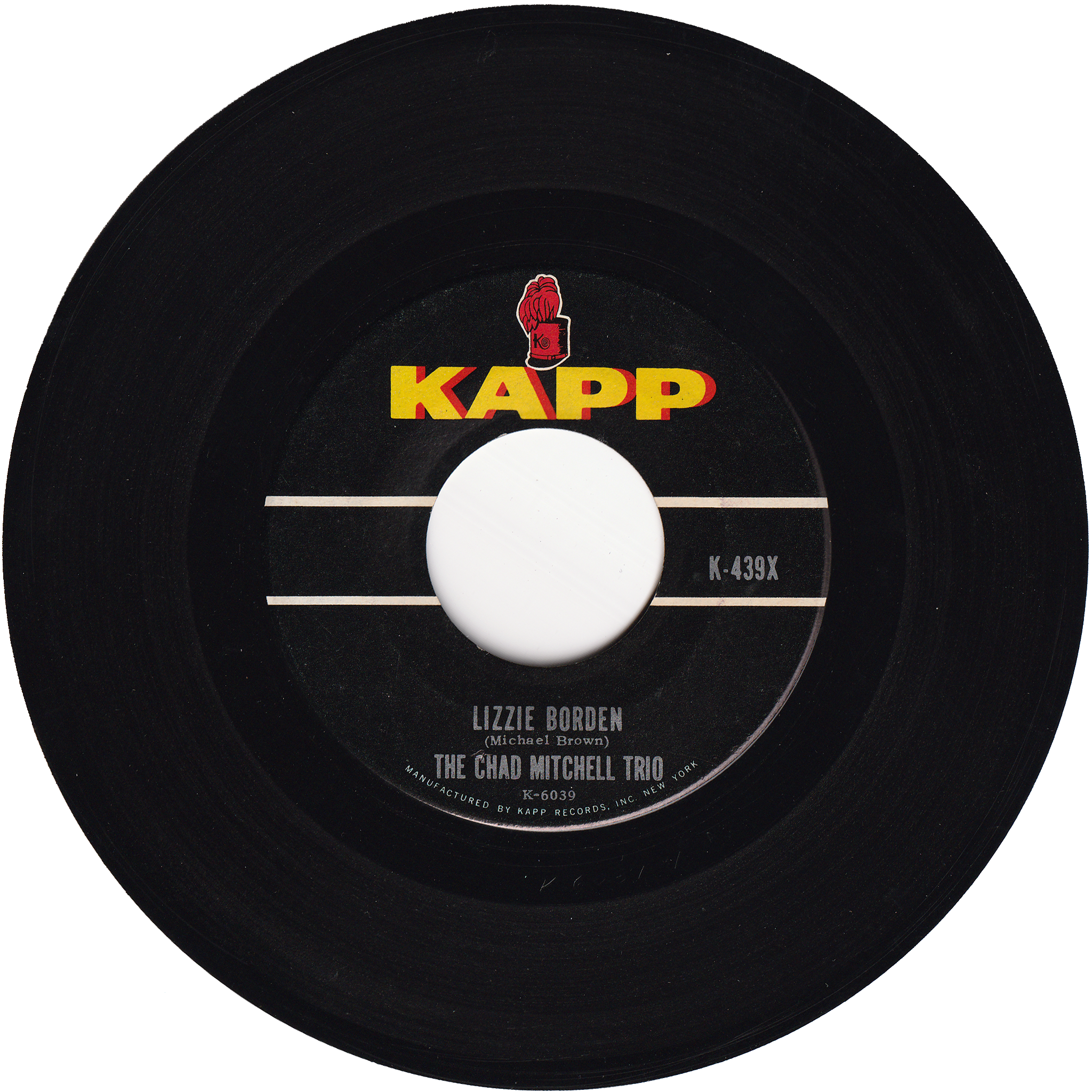 Charles Johnson Mighty Mo/T.K 7inch レコード The Chad Mitchell Trio - Lizzie Borden / Super Skier – NIGHT BEAT