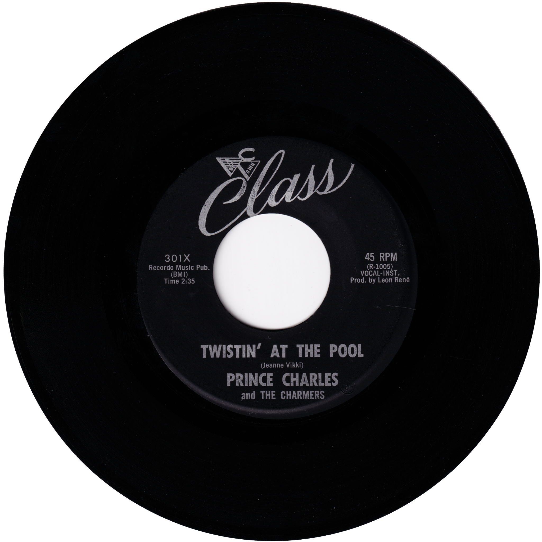 Prince Charles & The Charmers - Twistin' At The Pool / Good Luck