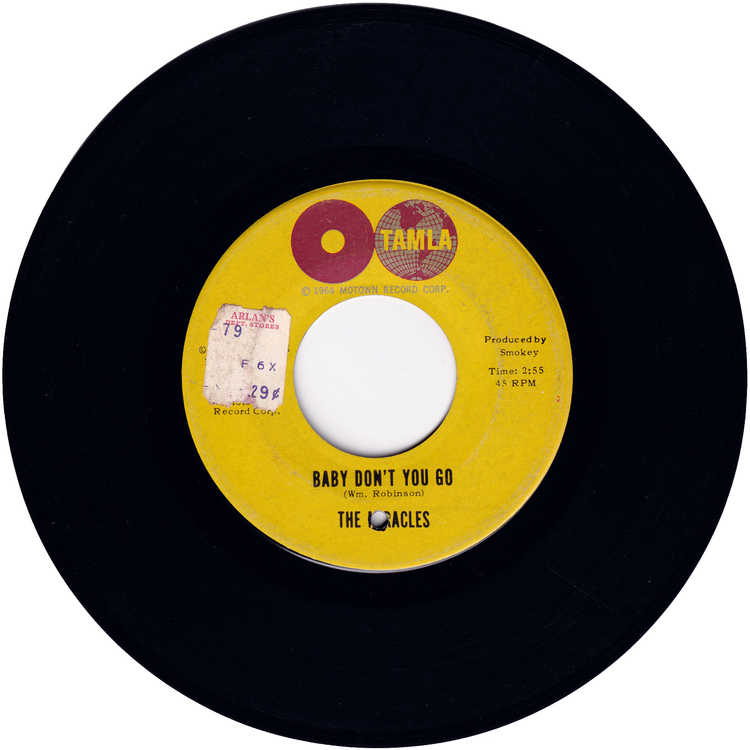 The Miracles - Come On Do The Jerk / Baby Don't You Go