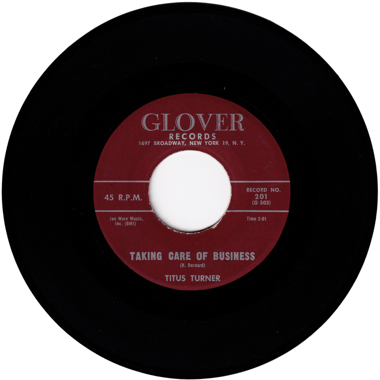 Titus Turner - We Told You Not To Marry / Taking Care Of Business