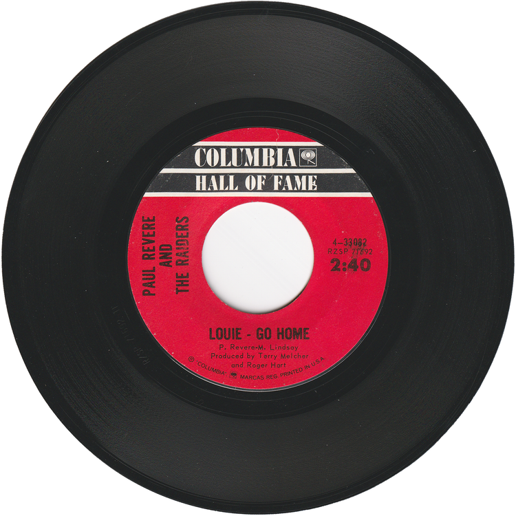 Paul Revere & The Raiders - Louie, Louie / Louie - Go Home (Re-Issue)