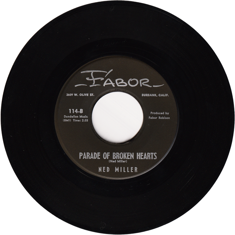 Ned Miller - From a Jack To a King / Parade of Broken Hearts