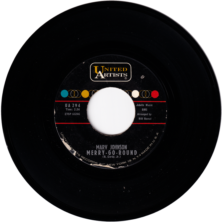 Marv Johnson - Merry-Go-Round / Tell Me That You Love Me