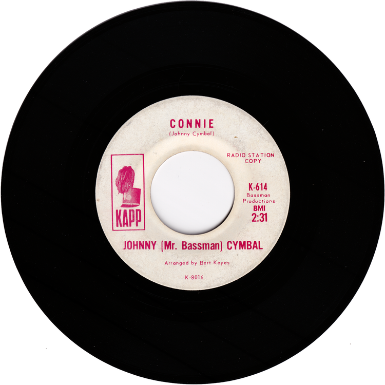Johnny Cymbal - Little Miss Lonely / Connie (Promo)