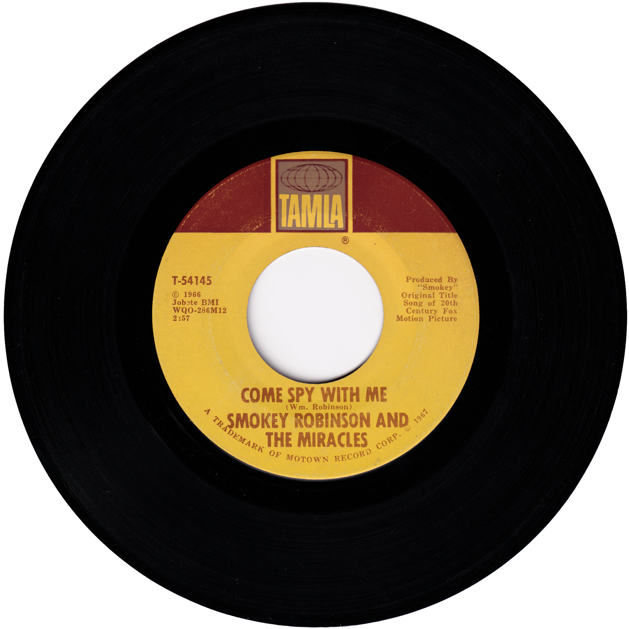 The Miracles - Come Spy With Me / The Love I Saw In You Was Just A