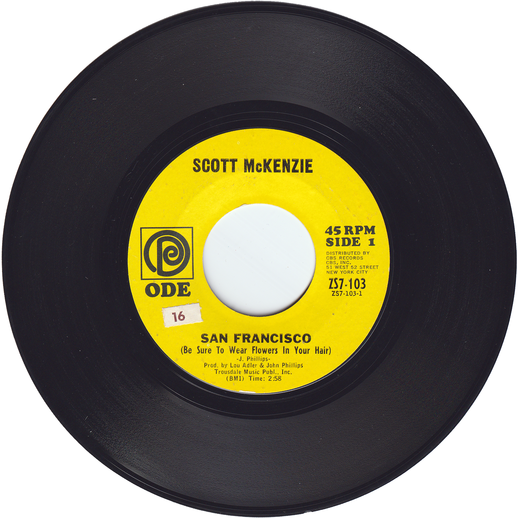 Scott McKenzie - San Francisco / What's The Difference – NIGHT