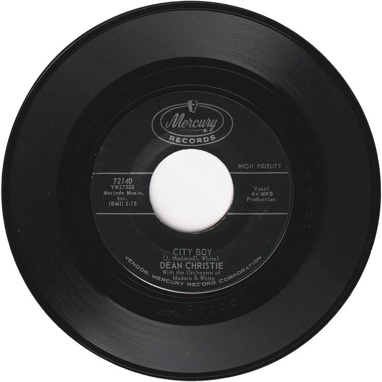 Dean Christie - Mona / City Boy