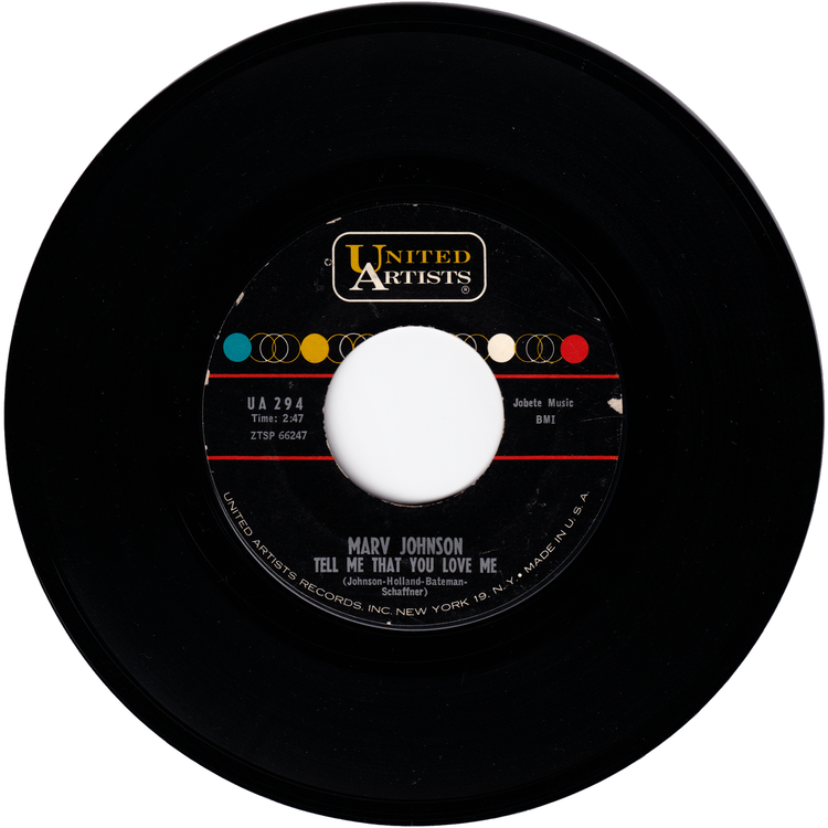 Marv Johnson - Merry-Go-Round / Tell Me That You Love Me