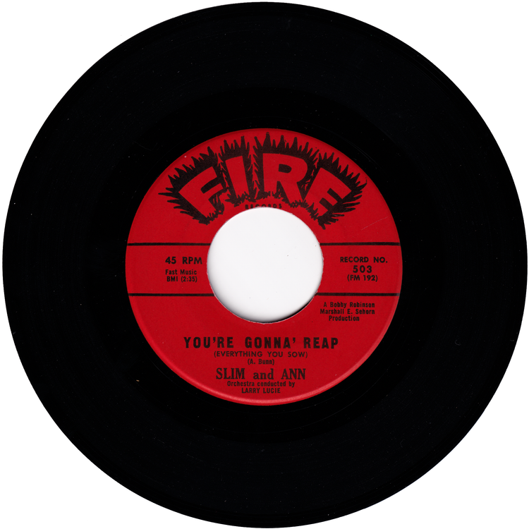Slim & Ann - It's A Sin / You're Gonna' Reap