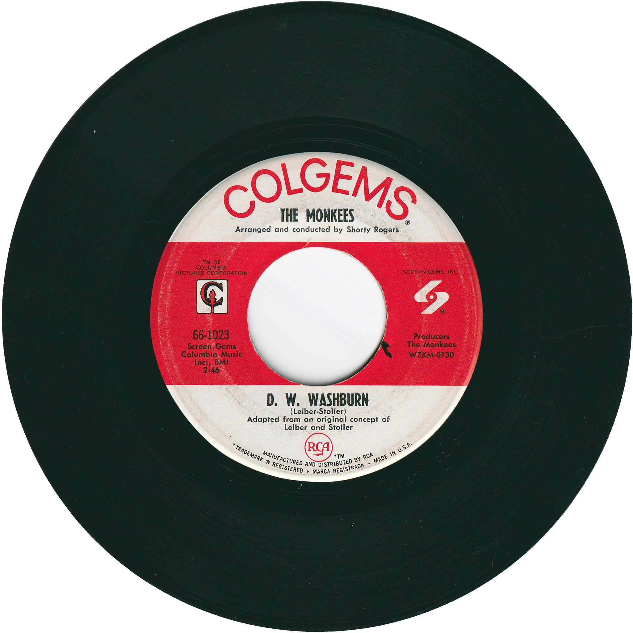 The Monkees - D. W. Washburn / It's Nice To Be With You – NIGHT