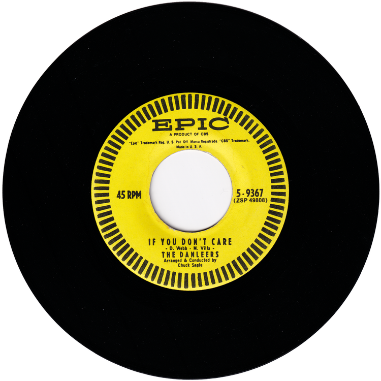 The Danleers - (I Live) Half A Block From An Angel / If You Don't Care (70's Repro)