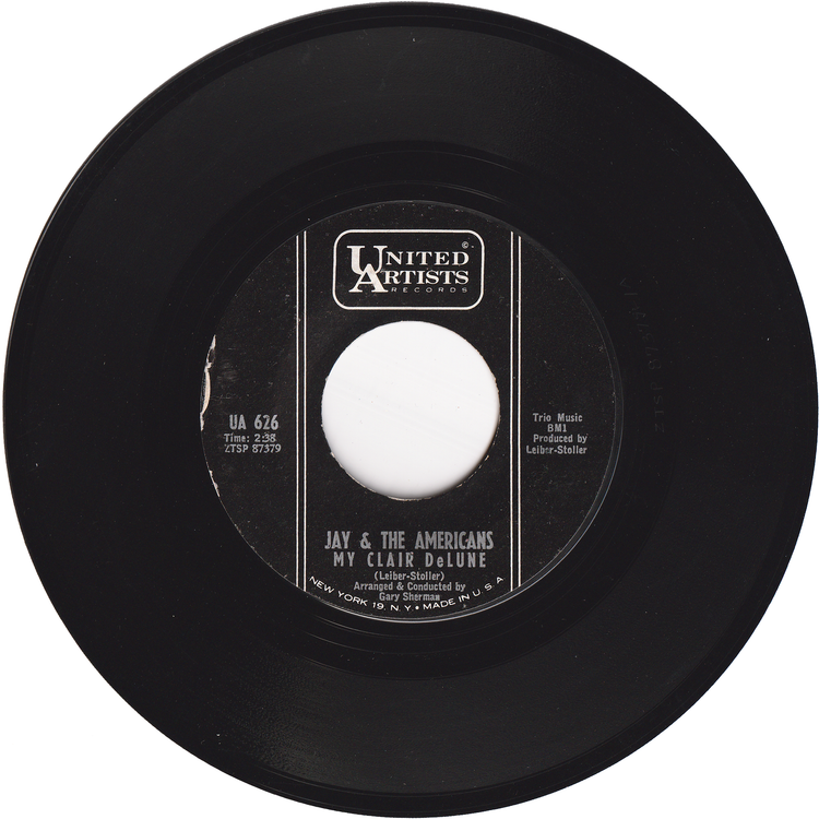 Jay & The Americans - Only In America / My Clair Delune