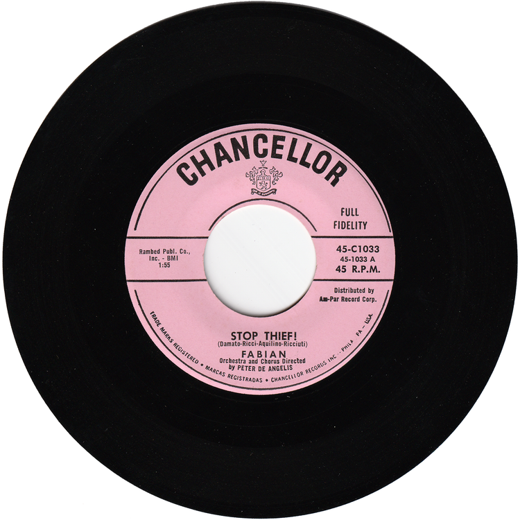 Fabian - Turn Me Loose / Stop Thief (w/PS)