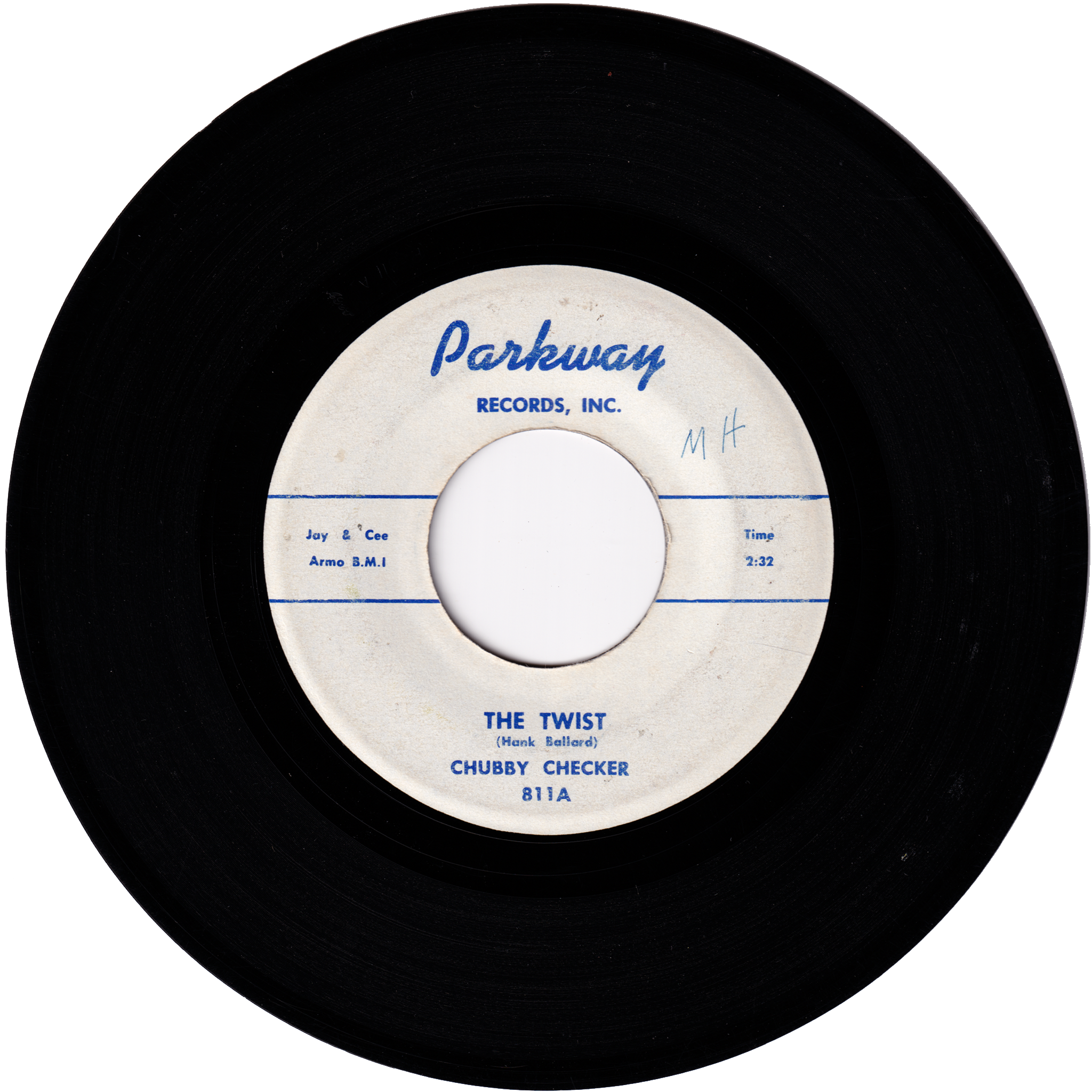 Chubby Checker - The Twist / Toot (PARKWAY White Label Chubby Checker - The Twist / Toot (PARKWAY White Label