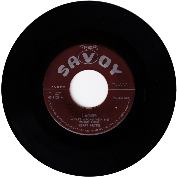 Nappy Brown - That Man / I Wonder