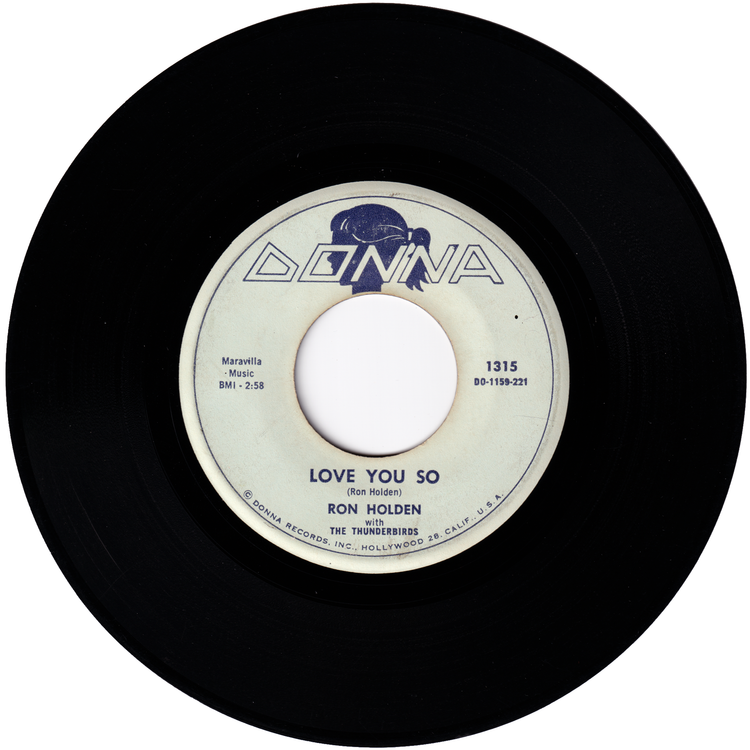 Ron Holden - Love You So / My Babe (DONNA Light Blue Label)