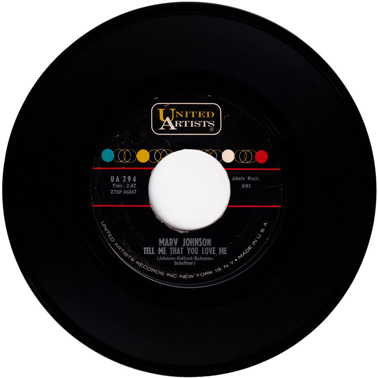 Marv Johnson - Merry-Go-Round / Tell Me That You Love Me