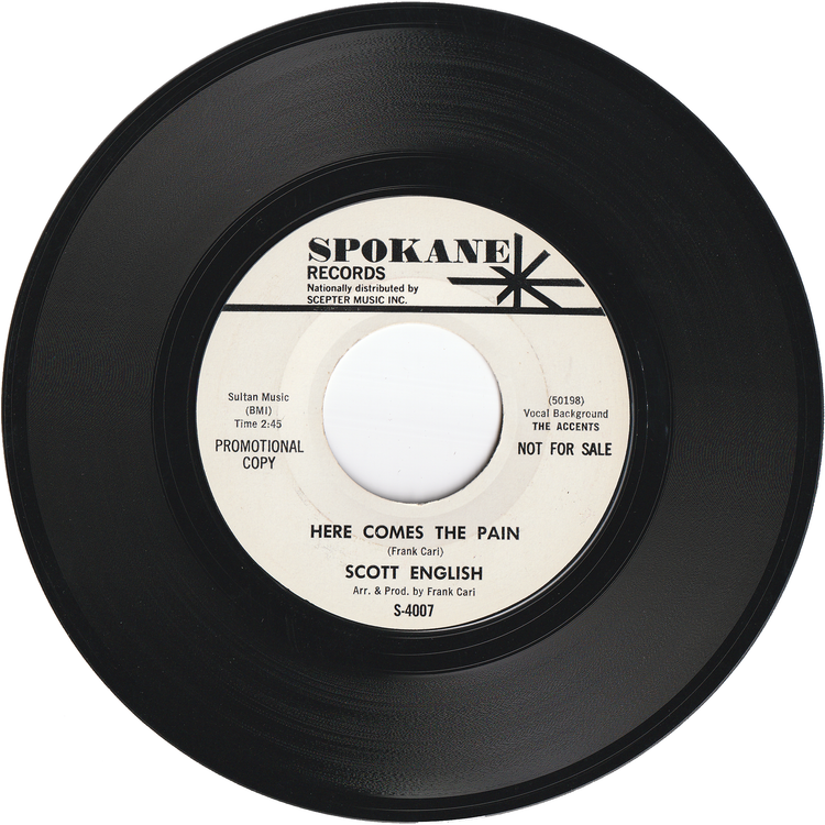 Scott English - All I Want Is You / Here Comes The Pain (Promo)