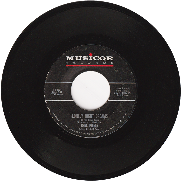 Gene Pitney - Twenty-Four Hours From Tulsa / Lonely Night Dreams