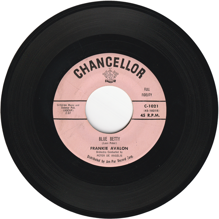 Frankie Avalon - Ginger Bread / Blue Betty