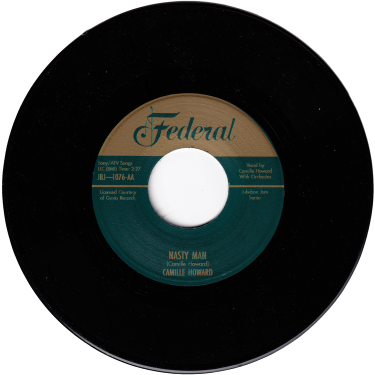 Camille Howard - Rock With Me / Nasty Man (JUKEBOX JAM label Re-Issue)