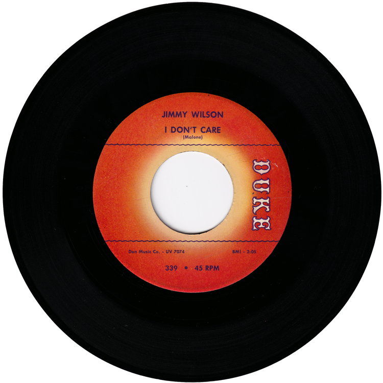Jimmy Wilson - I Don't Care / Patiently
