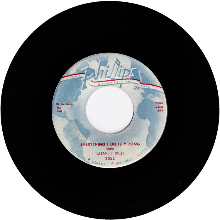 Charlie Rich - Lonely Weekends / Everything I Do Is Wrong