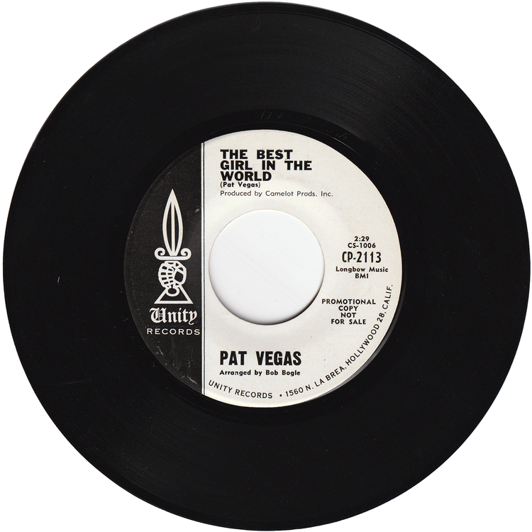 Pat Vegas - That Smile / The Best Girl In The World (Promo)
