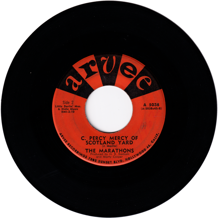 The Marathons - Tight Sweater / C. Percy Mercy Of Scotland Yard