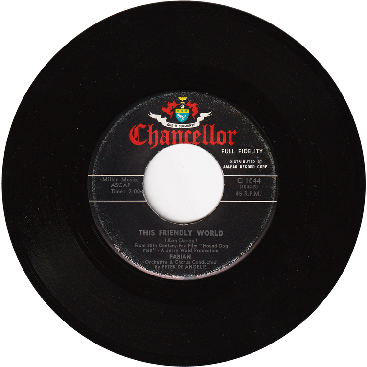 Fabian - Hound Dog Man / This Friendly World