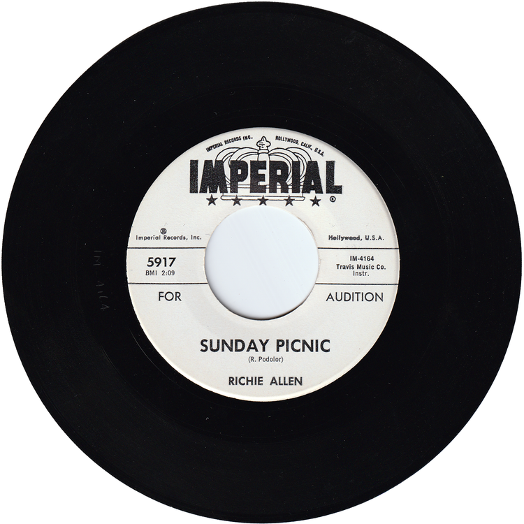 Richie Allen - Butterscotch / Sunday Picnic (Promo)