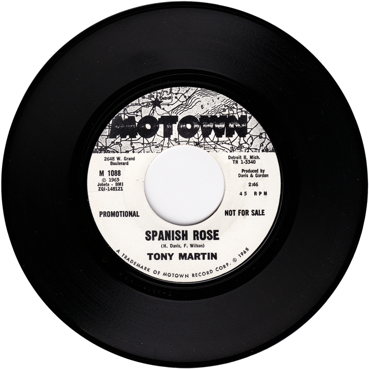 Tony Martin - Ask Any Man / Spanish Rose (Promo)