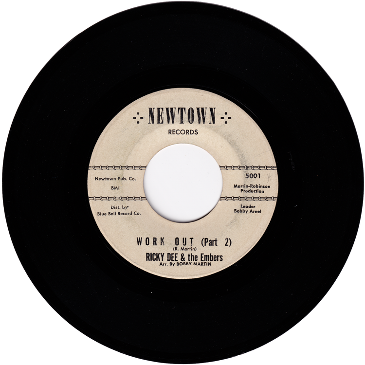 Ricky Dee & The Embers - Work Out Part 1 / Work Out Part 2