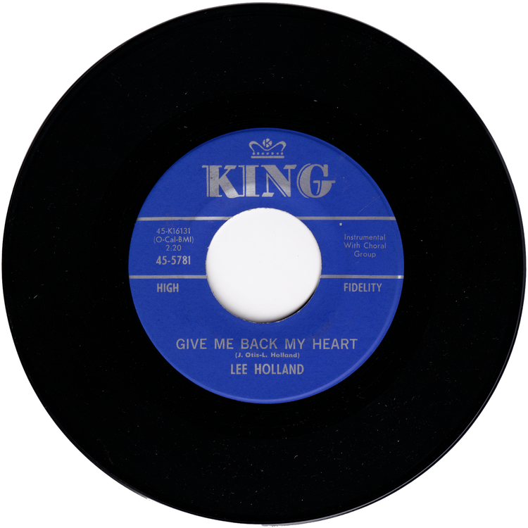 Lee Holland - Let's Stay Together / Give Me Back My Heart