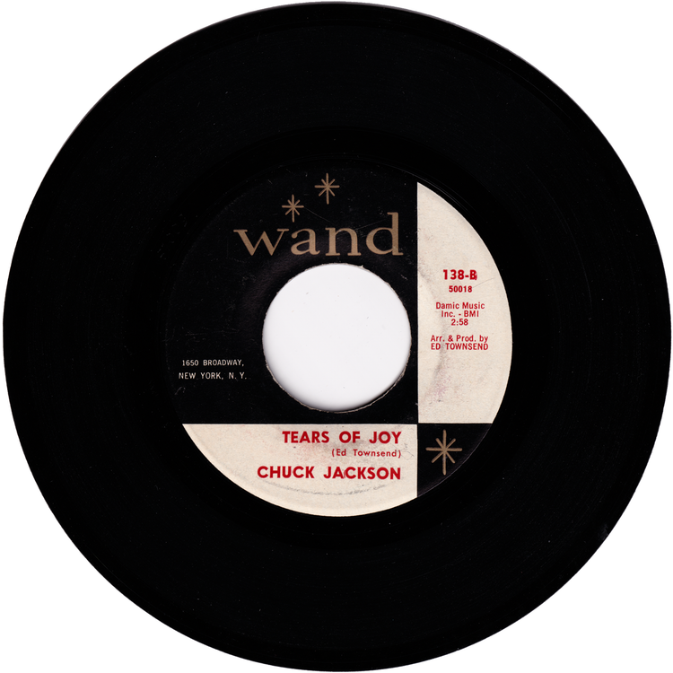 Chuck Jackson - I Will Never Turn My Back On You / Tears Of Joy