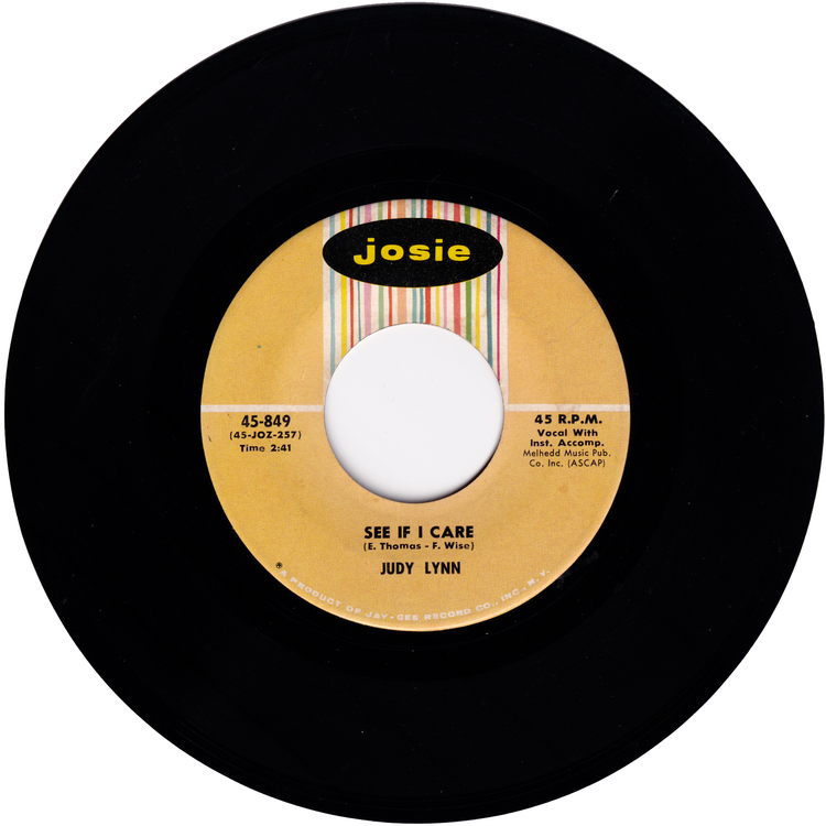 Judy Lynn - Someone's Gonna Wanna Cry Tonight / See If I Care
