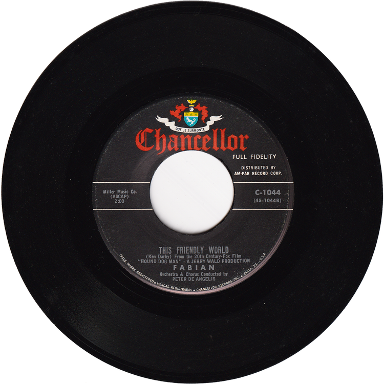 Fabian - Hound Dog Man / This Friendly World