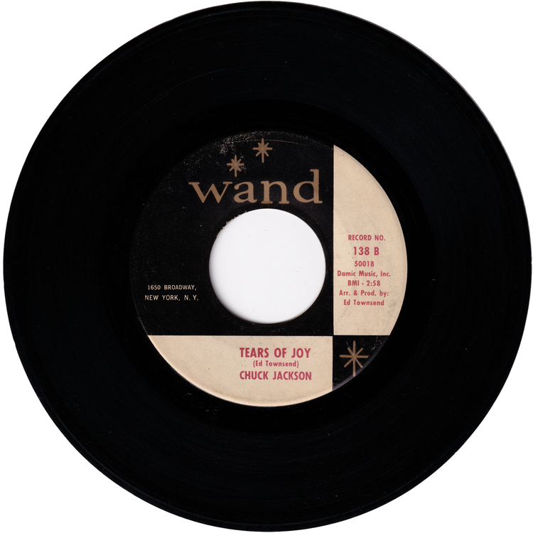 Chuck Jackson - I Will Never Turn My Back On You / Tears Of Joy