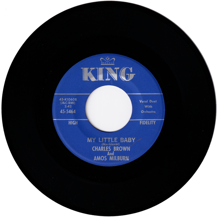Charles Brown & Amos Milburn - I Wanna Go Back Home / My Little Baby