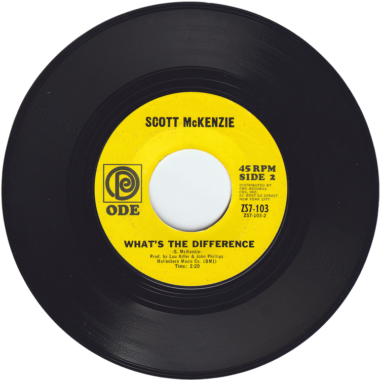 Scott McKenzie - San Francisco / What's The Difference