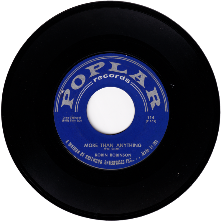 Robin Robinson - Please Give Your Love To Me / More Than Anything