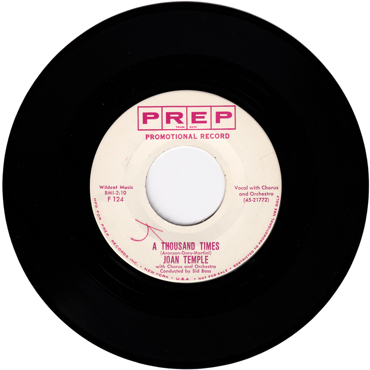 Joan Temple - Promise / A Thousand Times (Promo)