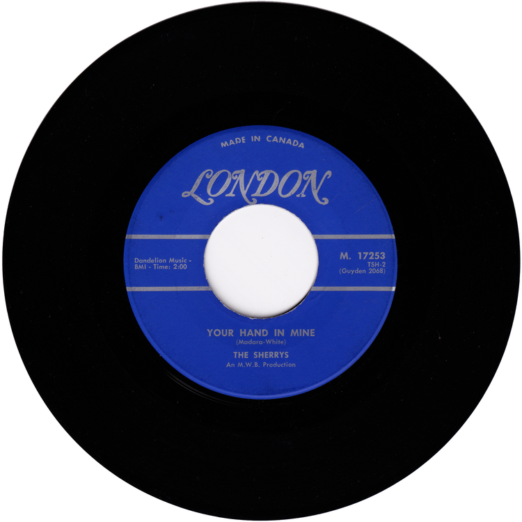 The Sherrys - Pop Pop Pop-Pie / Your Hand In Mine (Canada)