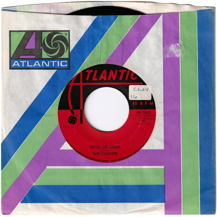 The Clovers - Devil Or Angel / Hey, Doll Baby (70's Re-Issue)
