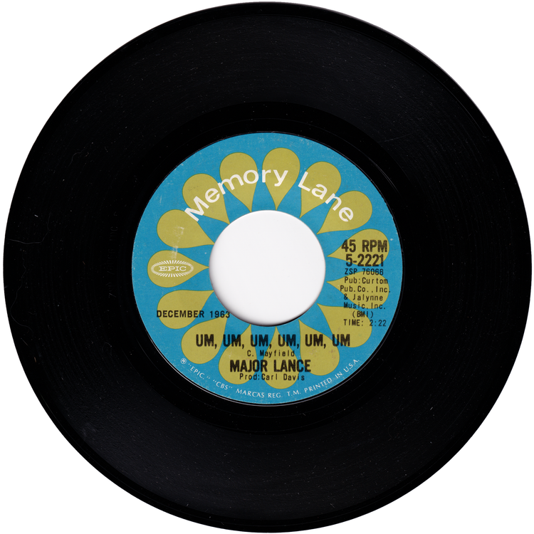 Major Lance - The Monkey Time / Um, Um, Um, Um, Um, Um (EPIC Re-Issue)