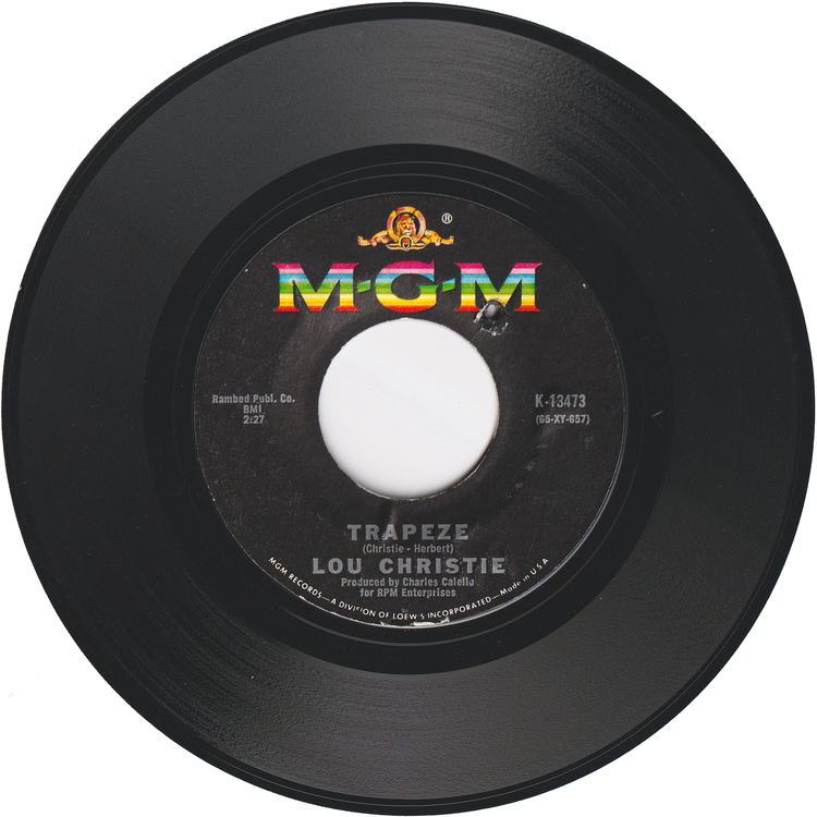 Lou Christie - Rhapsody In The Rain / Trapeze