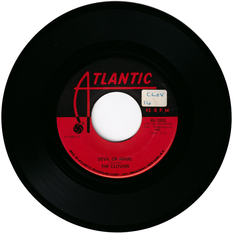 The Clovers - Devil Or Angel / Hey, Doll Baby (70's Re-Issue)